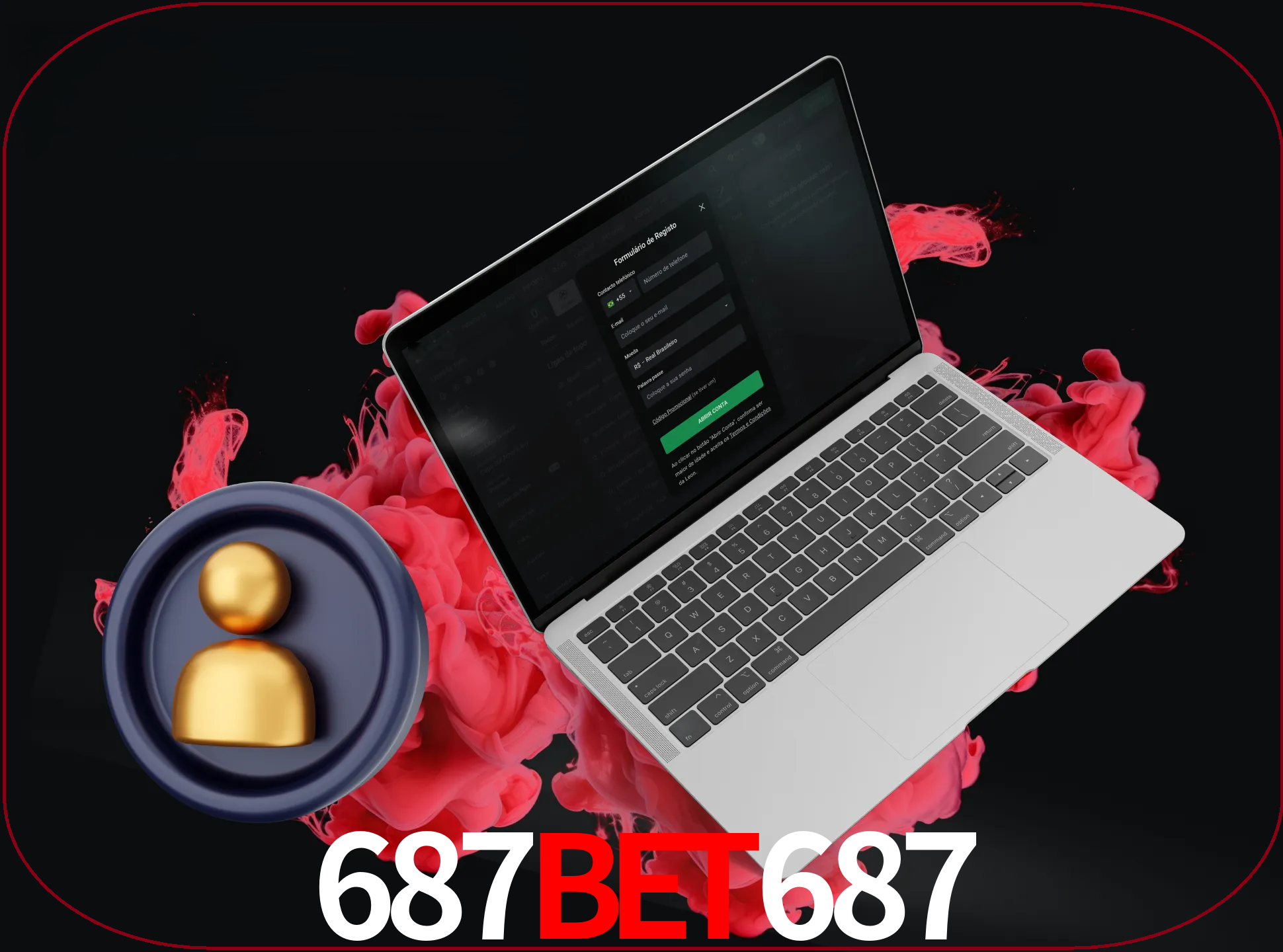 No cabeçalho do site 687BET687, clique no botão que o levará a um formulário especial onde terá de introduzir as suas informações actuais.