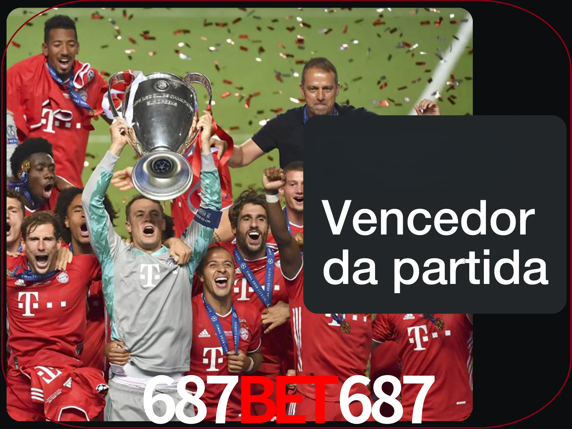 Aposte no vencedor e ganhe uma grande quantia de dinheiro.