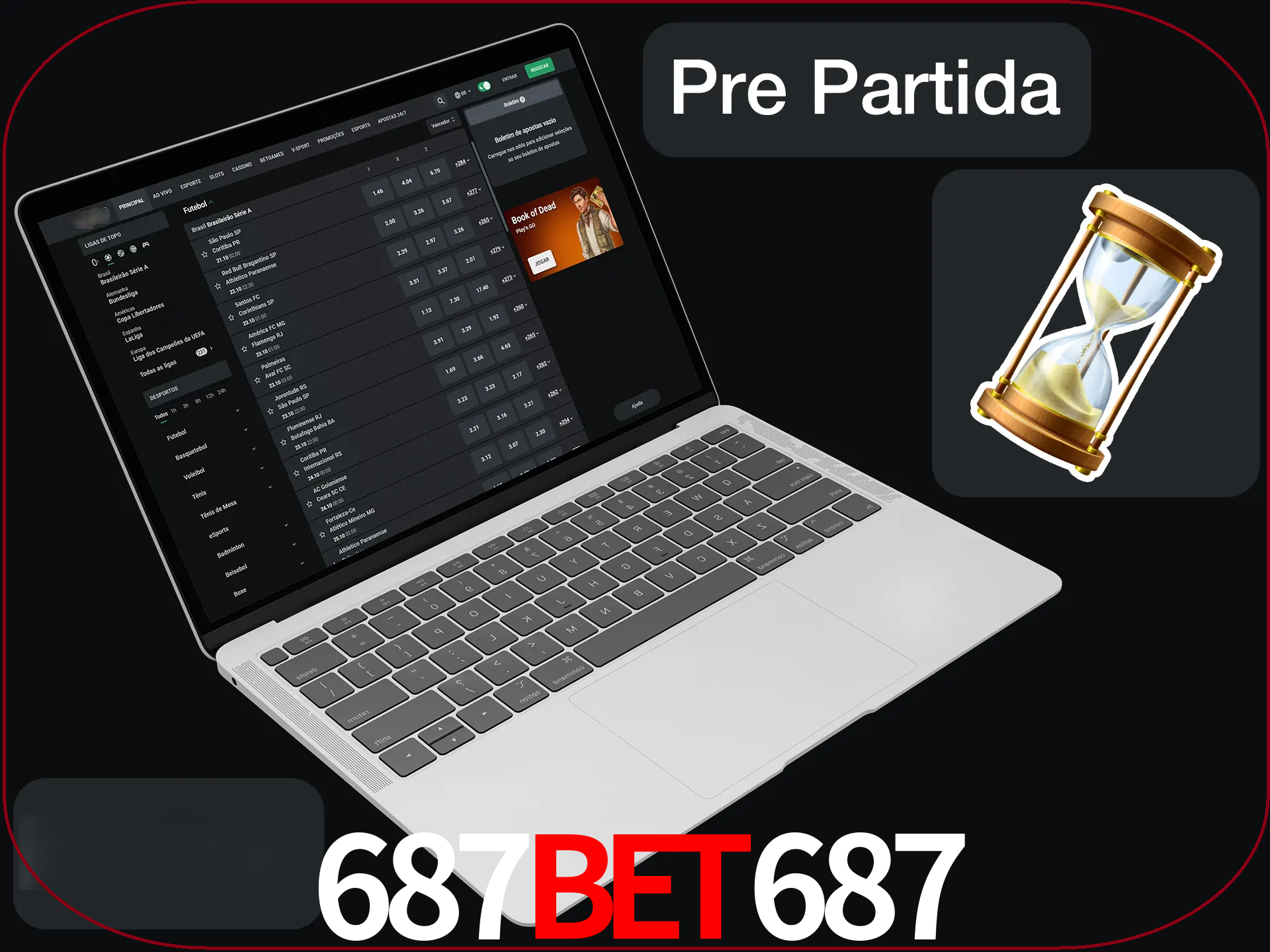 Fazer apostas em partidas futuras.